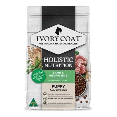 holistic nutrition dry dog food puppy lamb and brown rice