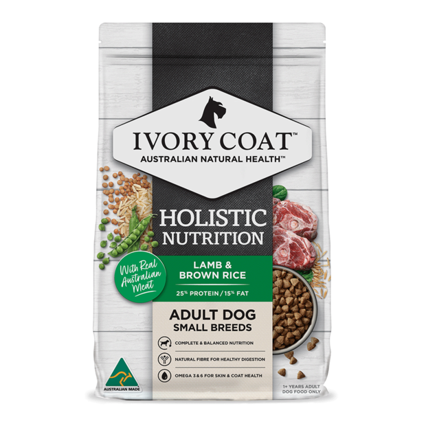 holistic nutrition dry dog food small breed adult lamb and brown rice