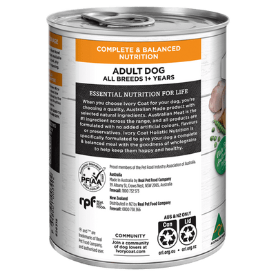 holistic nutrition wet dog food chicken brown rice loaf