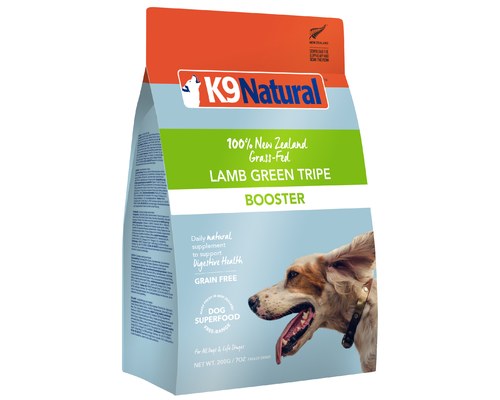 K9 NATURAL FREEZE DRIED LAMB GREEN TRIPE BOOSTER 200G