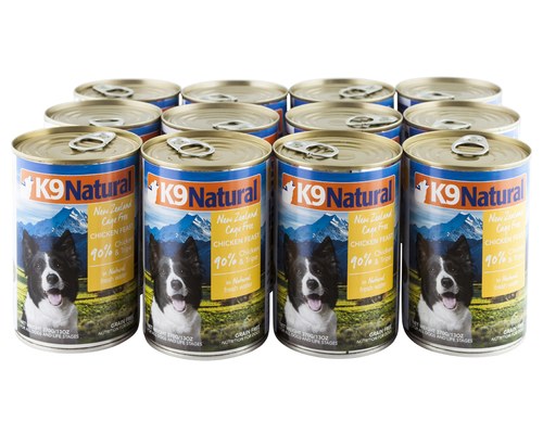 K9 NATURAL CANNED CHICKEN FEAST 370GX12