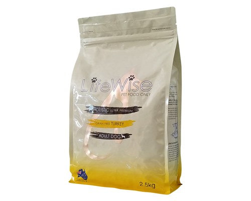 LIFEWISE GRAIN FREE TURKEY & VEGETABLE 2.5KG