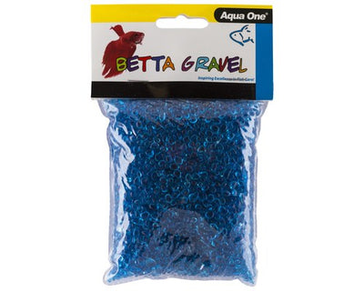 BETTA GRAVEL GLASS BLUE 350G