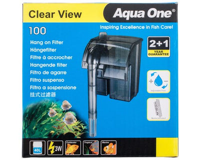 100 CLEARVIEW HANG ON FILTER 180L/HR
