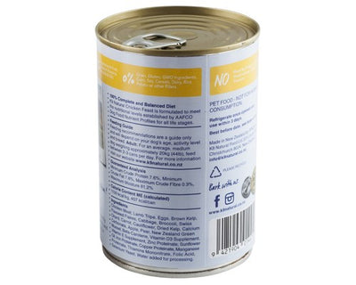 K9 NATURAL CANNED CHICKEN FEAST 370G