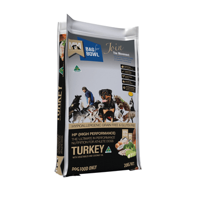Grain Free Dry Dog Food Adult High Performance Turkey And Chick Pea