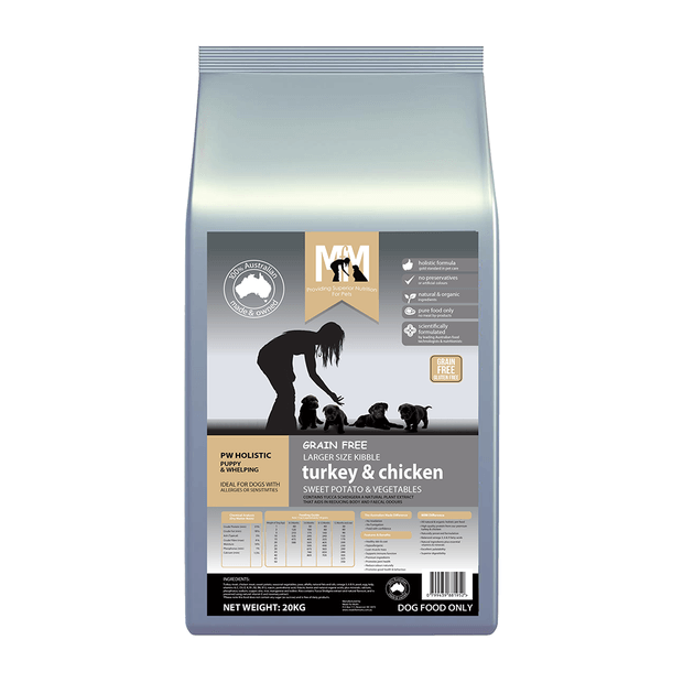 Grain Free Dry Dog Food Large Breed Puppy Turkey And Chicken