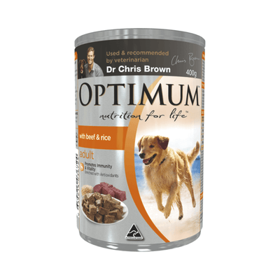 Adult Wet Dog Food Beef And Rice Cans