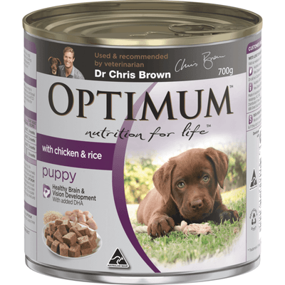 Puppy Chicken And Rice Cans Wet Dog Food