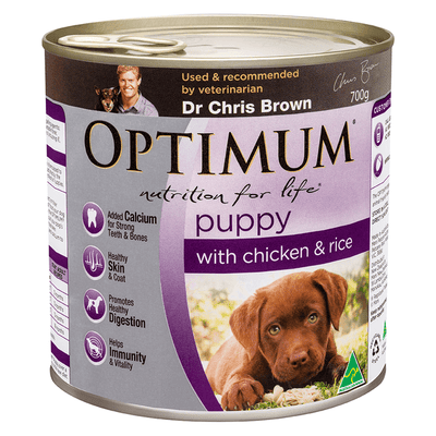 Puppy Chicken And Rice Cans Wet Dog Food