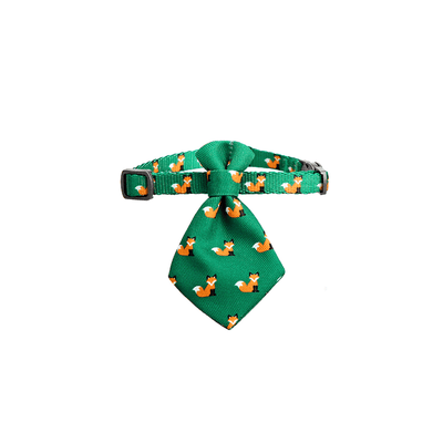Cat Necktie Green Folks