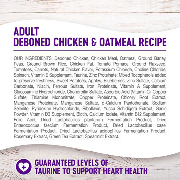 complete health deboned chicken and oatmeal recipe adult dry dog food