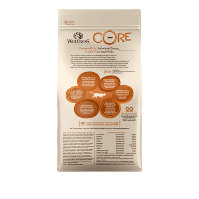 core grain free original formula dry cat food