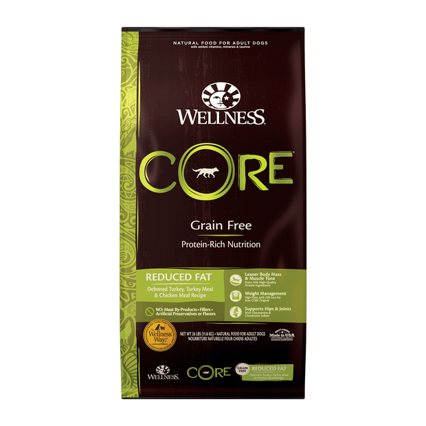 core grain free reduced fat formula deboned turkey and chicken meal dry dog food