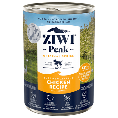 Peak Chicken Wet Dog Food Cans