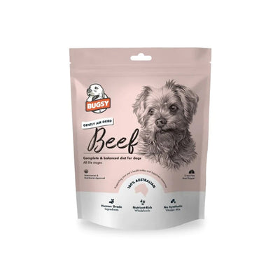 BUGSY'S Complete & Balanced Air Dried Beef Dog Food 1.1kg