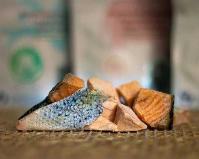 Freezy Paws Freeze Dried Human Grade Salmon Bellies Dog and Cat Treats 100g