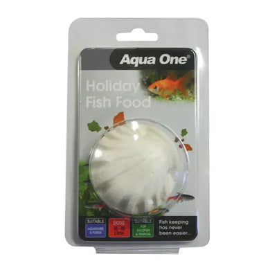 Aqua One Holiday Fish Food Block 40g