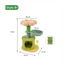 Flower-Styled Cat Tree with Soft Nest & Scratching Posts-Style A