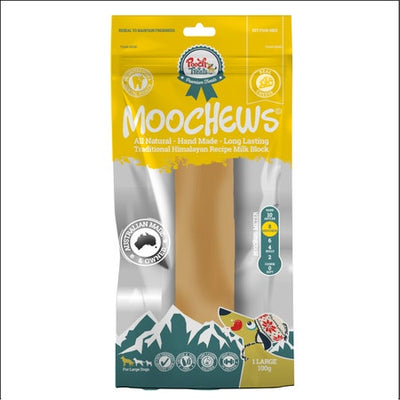 Pooch Treats Moo Chew Cheese Dog Treat LF Milk Block