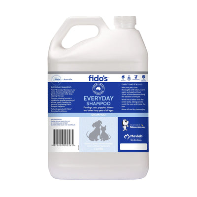 FIDOS EVERYDAY SHAMPOO 5L Free soap Free postage F