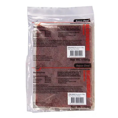 Aqua One Bloodworm Fish Chock Block Flat Pack 100g