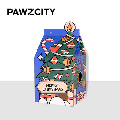 Christmas Limited Edition Cat Claw Board Cat Nest Cat Carton