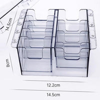 Clipper Guard Holder with 8 Clipper Blade Case Slots Salon Hairdressing Tools