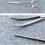 Hemostatic Clamp Forceps Straight & Curved Tweezers Medical Surgical Serrated