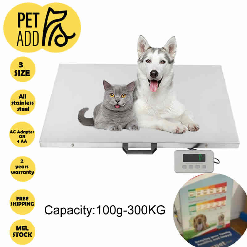 Animal Platform Scale Scale Platform Floor Large Vet Animal Pet Electronic Weigh 300kg/0.1kg ...