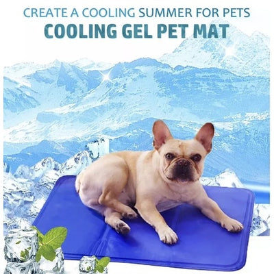 Cool Gel Mat Dog Cat Bed Non-Toxic Cooling Dog Summer Pad