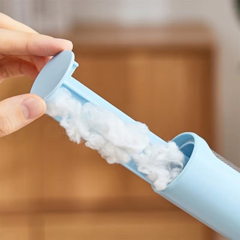 Roller Scraper Dog Cat Self Cleaning Brush Lint Fur Removal Pet Hair Remover