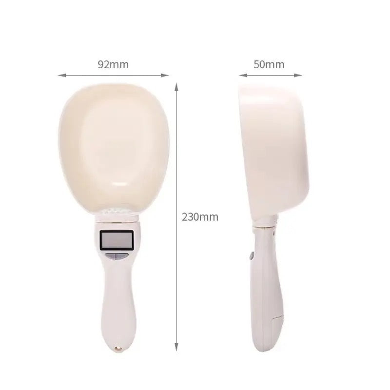 Digital Measuring Spoon Scale Food Scoop Dog Cat Bird Feed Scale