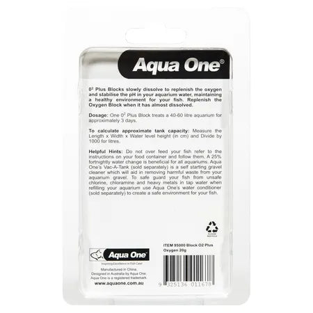 Aqua One O2 Plus Oxygen Block 20g