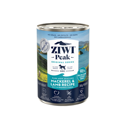 ZIWI Peak Mackerel & Lamb Recipe Grain Free Dog Food