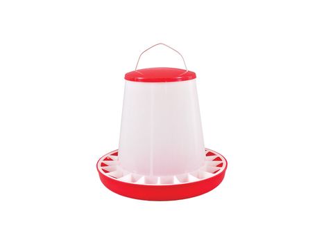 RED & WHITE DRINKERS AND FEEDERS