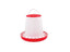 RED & WHITE DRINKERS AND FEEDERS