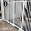 Adjustable Baby Pet Child Kid Safety Security Gate Stair Barrier Door Extension