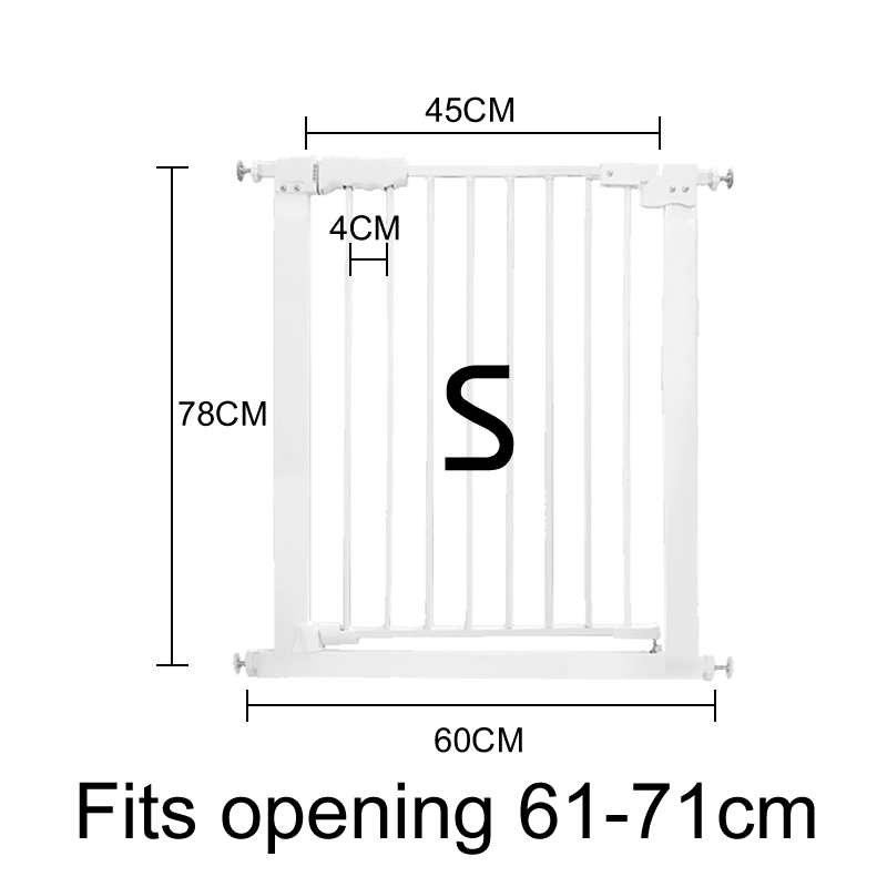 Adjustable Baby Pet Child Kid Safety Security Gate Stair Barrier Door Extension