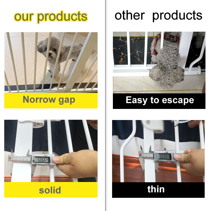 Adjustable Baby Pet Child Kid Safety Security Gate Stair Barrier Door Extension