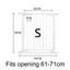 Adjustable Baby Pet Child Kid Safety Security Gate Stair Barrier Door Extension