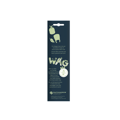 WAG Compostable Poop Bags with Handle Dog Waste Bags 60 Pack