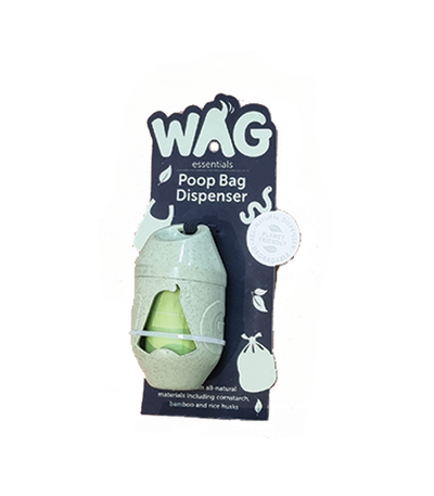 WAG Bamboo Bag Dispenser Pod 1 Dispenser Pod for Handle Dog Waste Bags