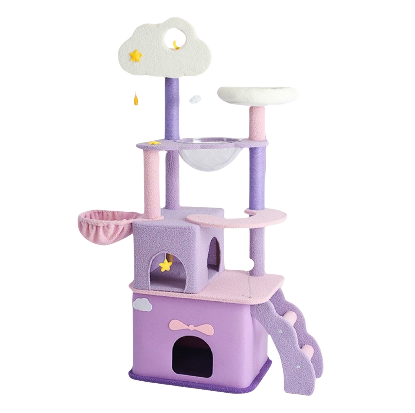 Fantasy Series Climbing Frame Cat Tree - Sparkling and cloudy