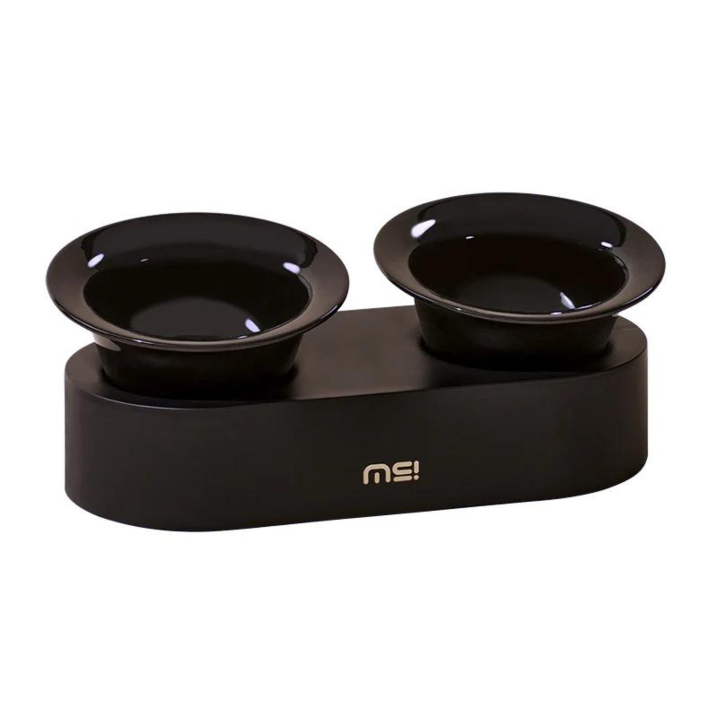 MAKESURE Jingle 2-in-1 Ceramic Pet Bowl Set for Food & Water Cat Bowls