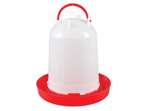 RED & WHITE DRINKERS AND FEEDERS