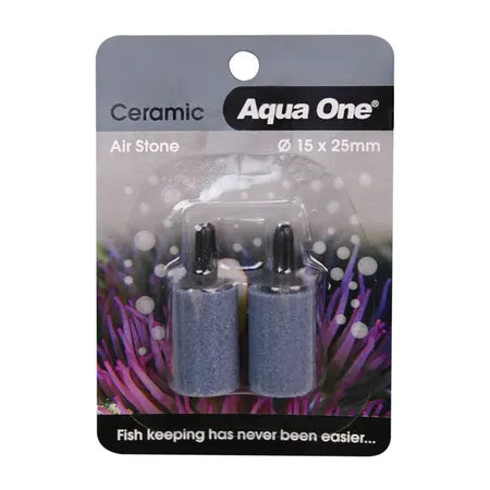 Aqua One Airstone Ceramic 25x15mm 2PK