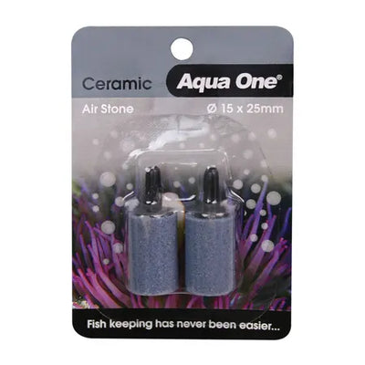 Aqua One Airstone Ceramic 25x15mm 2PK