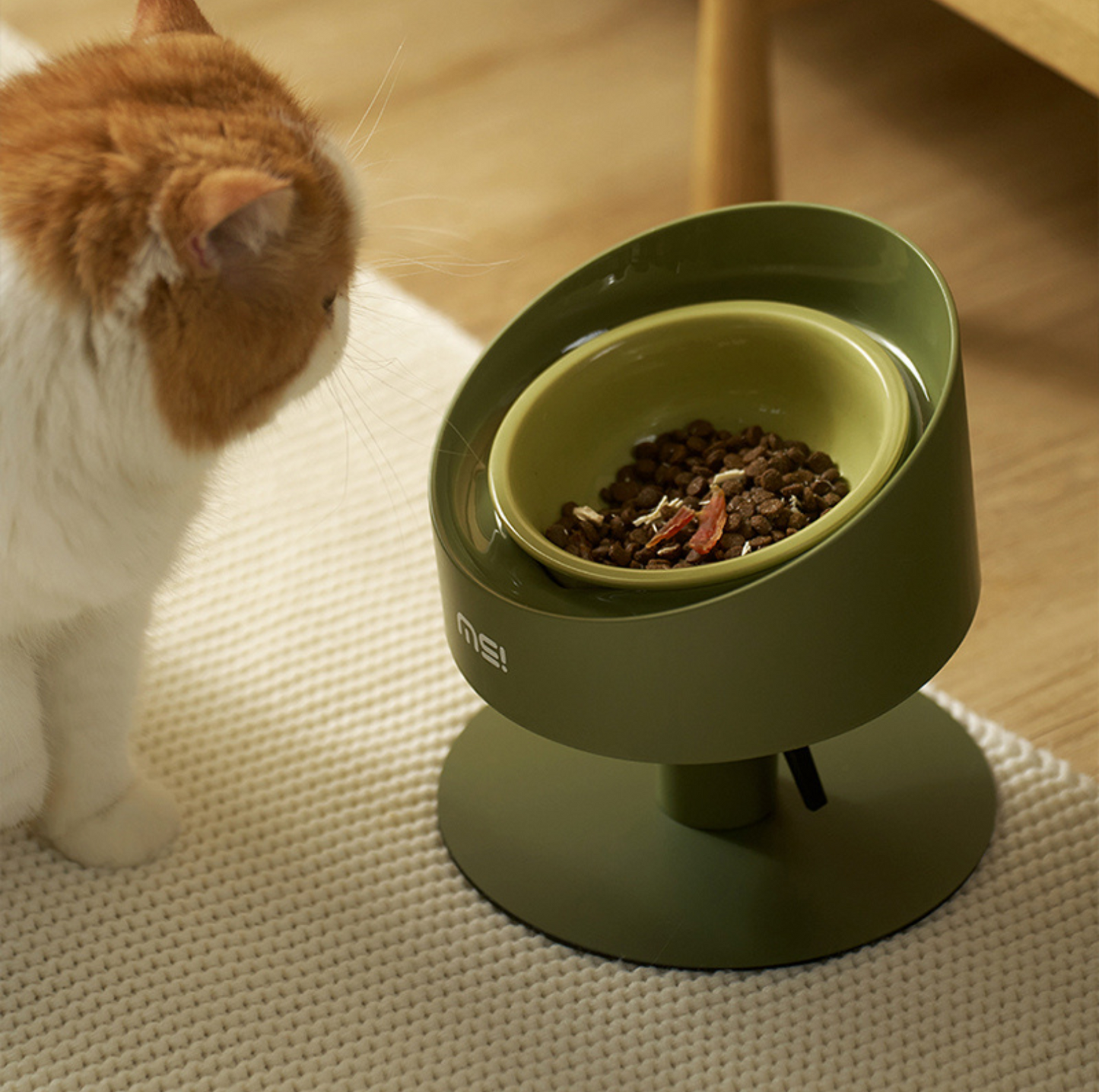 Makesure Sunflower Adjustable Pet Food Bowl