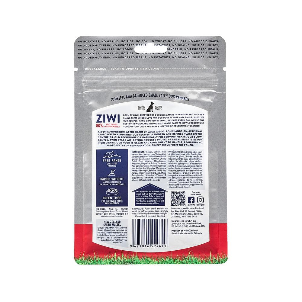 ZIWI Venison Good Dog Training & Rewards Treats 85g